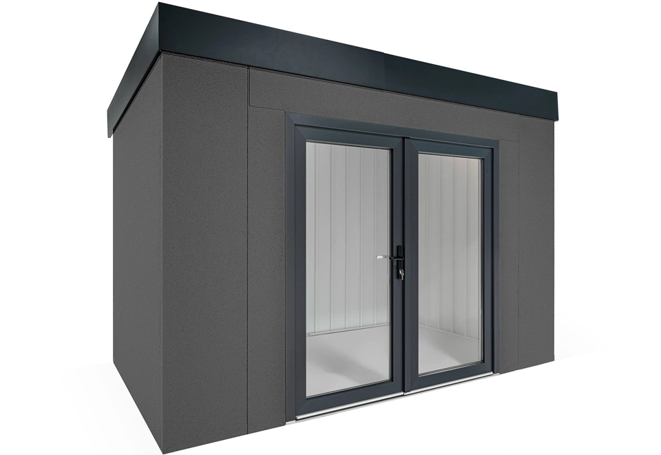 GARDEON® Záhradný domček s dvojitými presklenými dverami