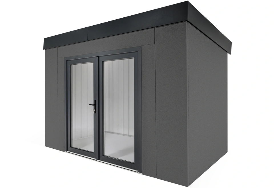 GARDEON® Záhradný domček s dvojitými presklenými dverami