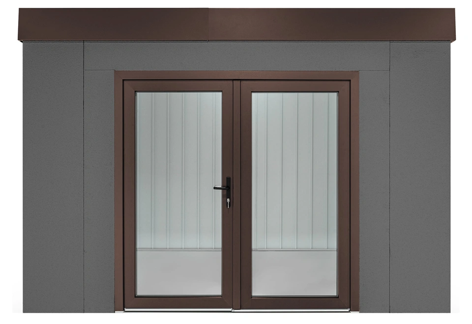 GARDEON® Záhradný domček s dvojitými presklenými dverami