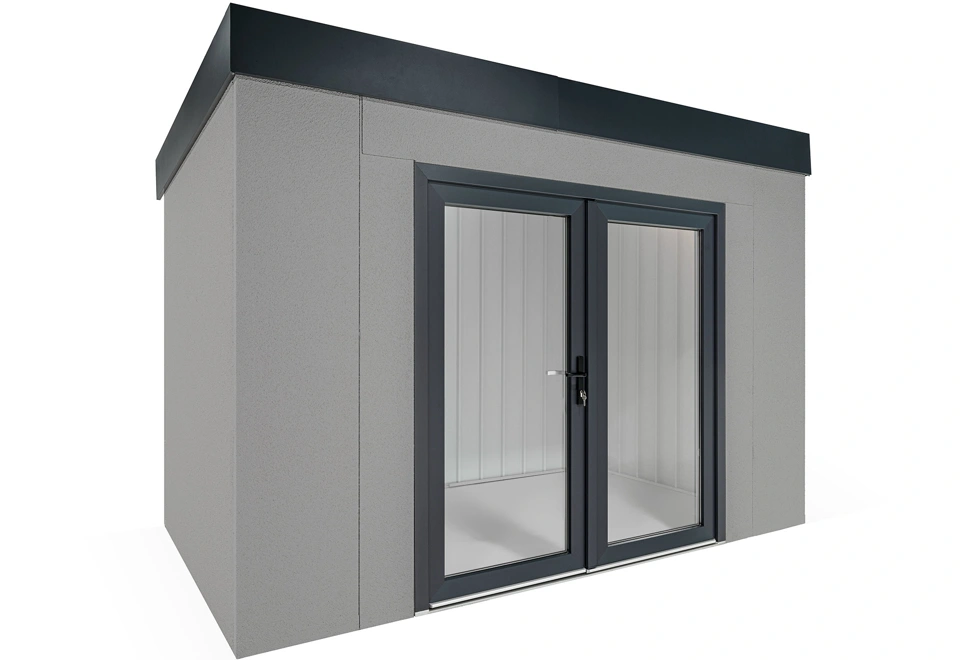 GARDEON® Záhradný domček s dvojitými presklenými dverami