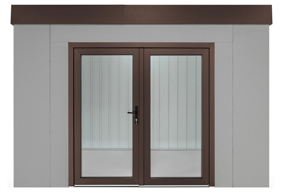 GARDEON® Záhradný domček s dvojitými presklenými dverami