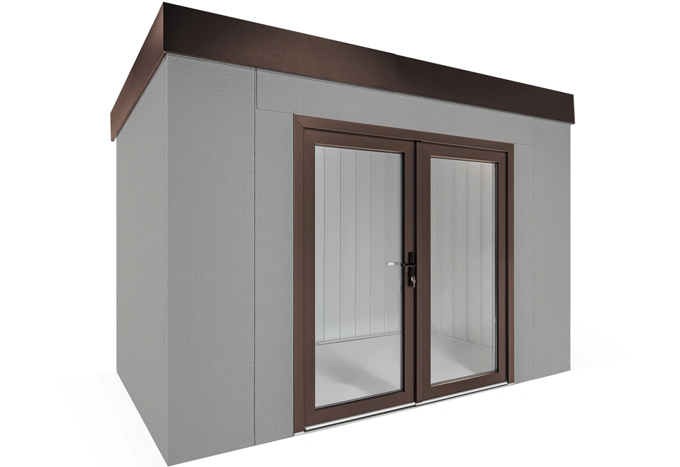 GARDEON® Záhradný domček s dvojitými presklenými dverami