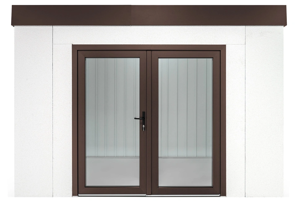 GARDEON® Záhradný domček s dvojitými presklenými dverami