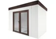 GARDEON® Záhradný domček s dvojitými presklenými dverami