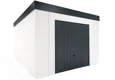 GARDEON® Záhradný domček s garážovou bránou Hörmann