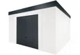 GARDEON® Záhradný domček s garážovou bránou Hörmann
