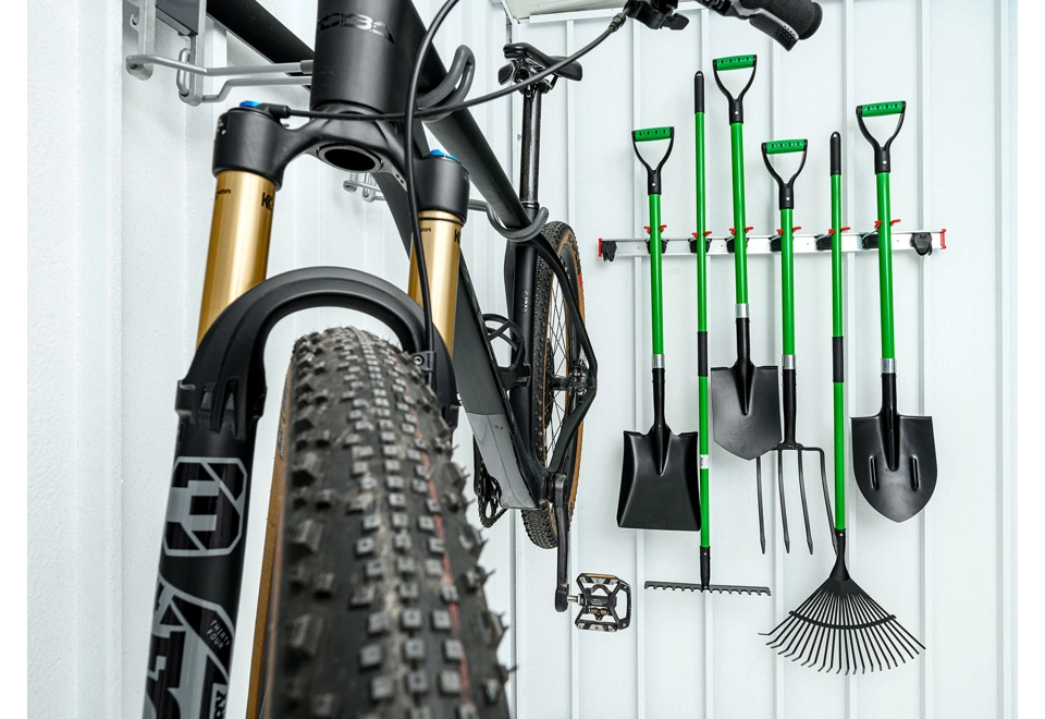 GARDEON® Záhradný domček s oknom a prístreškom na ľavej strane