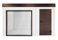 GARDEON® Záhradný domček s panoramatickým oknom Hörmann