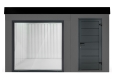 GARDEON® Záhradný domček s panoramatickým oknom Hörmann