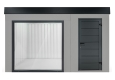 GARDEON® Záhradný domček s panoramatickým oknom Hörmann